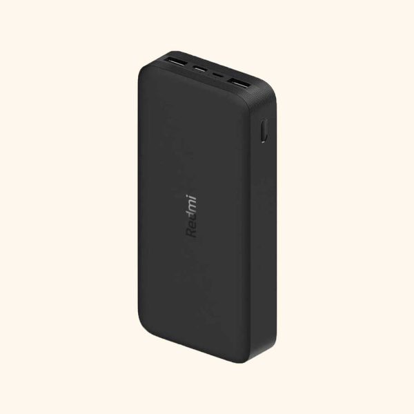 پاوربانک شیائومی مدل Redmi ظرفیت 20000 میلی آمپرساعت به همراه کابل تبدیل microUSB