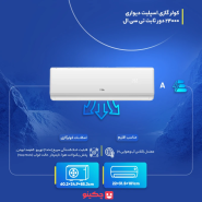 کولر گازی اسپلیت 24000 تی سی ال اقساطی